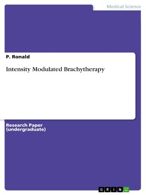 cover image of Intensity Modulated Brachytherapy